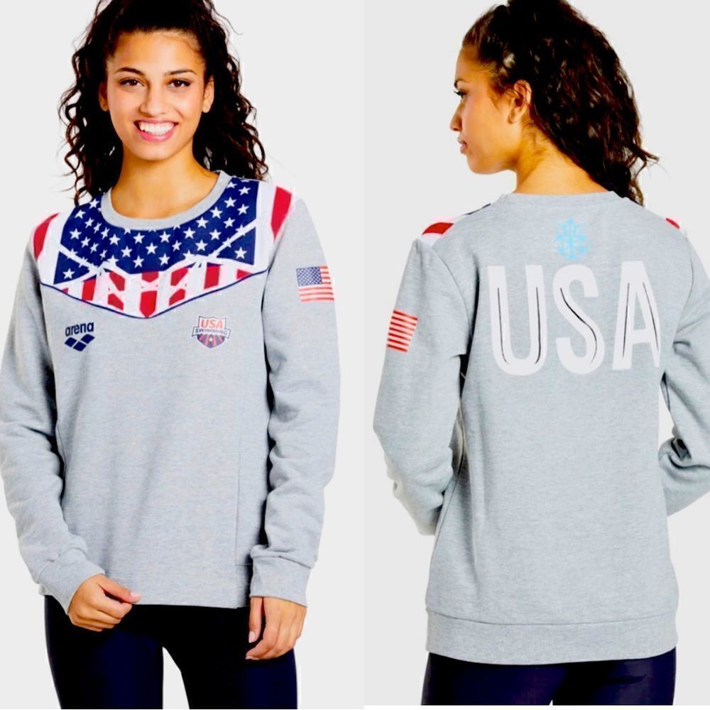 ARENA SWIM USA WOMEN’S OF CREW SWEATSHIRT SIZE 3X